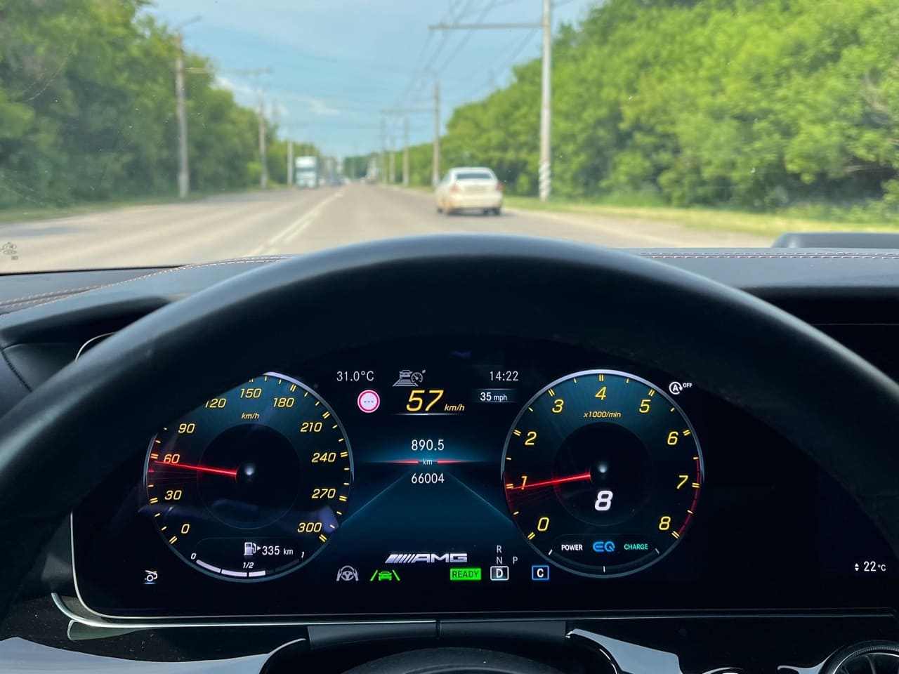 Приборная панель Mercedes-AMG GT 43